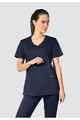 Ladies-Scrub-Top-Navy-flex-zone-style.jpg