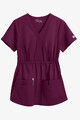 Butter-Soft-Stretch-Side-Panels-Maternity-Scrub-Top-Wine-Design.jpg