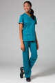 V-Neck-Top-Maevn-Teal-Blue-1.jpg