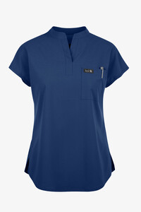 KOI Basic Ari Women's Scrub Top Navy