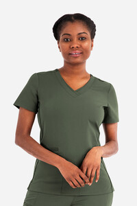 Matrix PRO™ V-Neck Scrub Top in Olive – Fresh Style Meets Unmatched Comfort