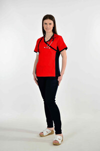 Kerry Lightweight Red Tunic With RESIST Logo