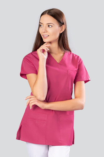 Nursing Uniform Top Select Fuchsia