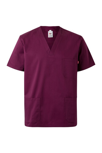 Unisex-Comfort-Stretch-Scrub-Top-Wine.jpg