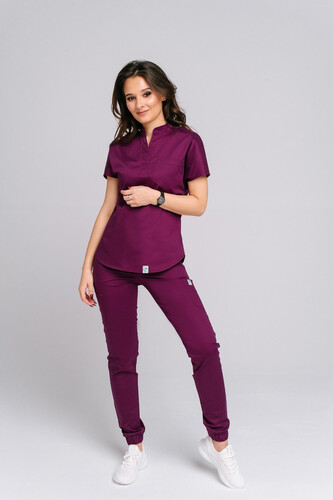 Purple Medical Scrub Sonia