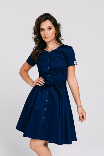 Navy Medical Dress Cynthia