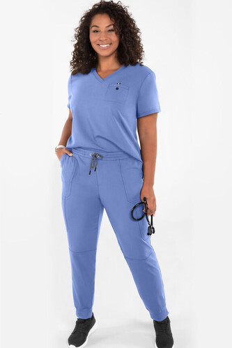 Koi Next Gen Ready To Work Ceil Blue Top