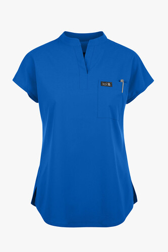 KOI Basic Ari Women's Scrub Top Royal Blue